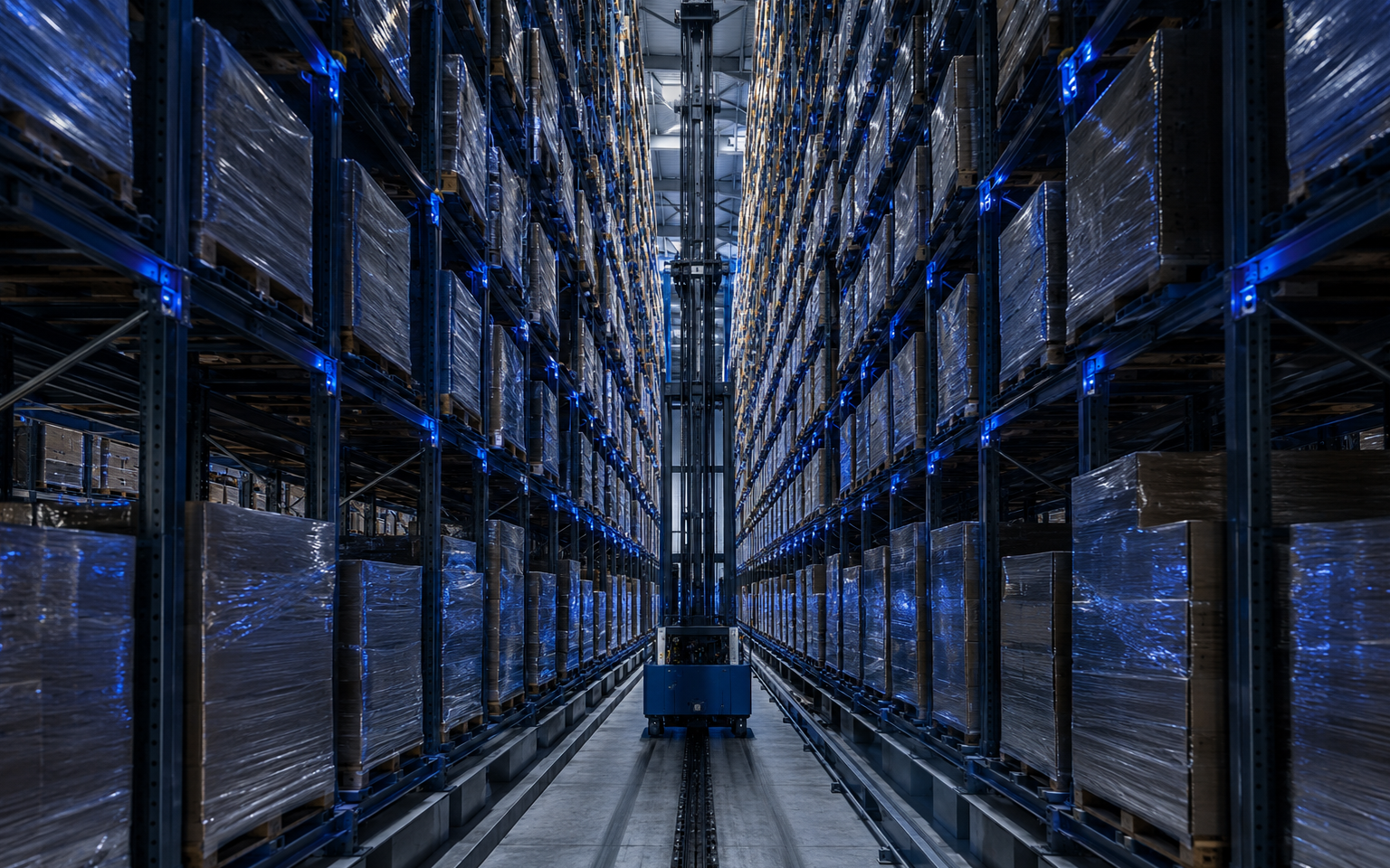High-bay pallet ASRS system
